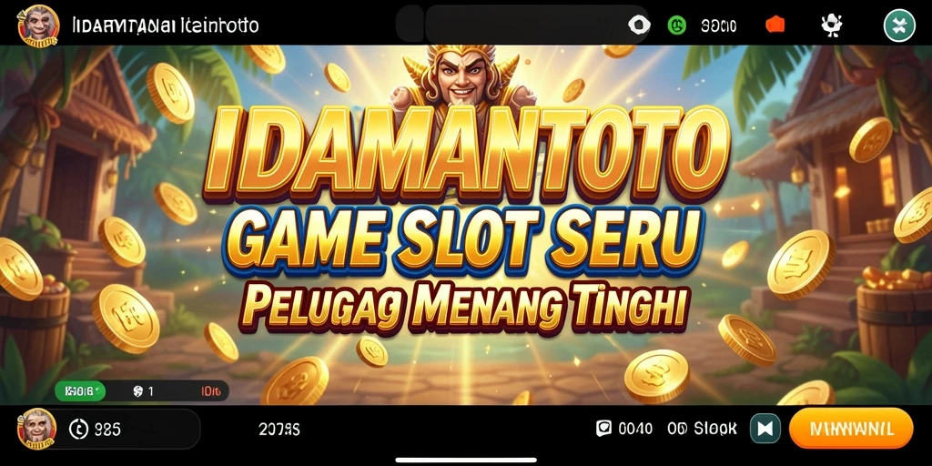 Screenshot gameplay menunjukkan fitur menarik dari game Slot IDAMANTOTO.