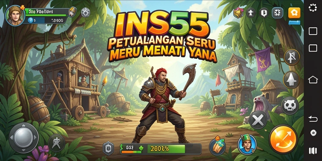 Tampilan gameplay menarik INS55 dengan suasana petualangan yang mendebarkan.