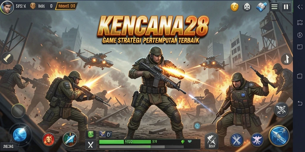 Tampilan gameplay KENCANA28 yang menampilkan aksi strategis.