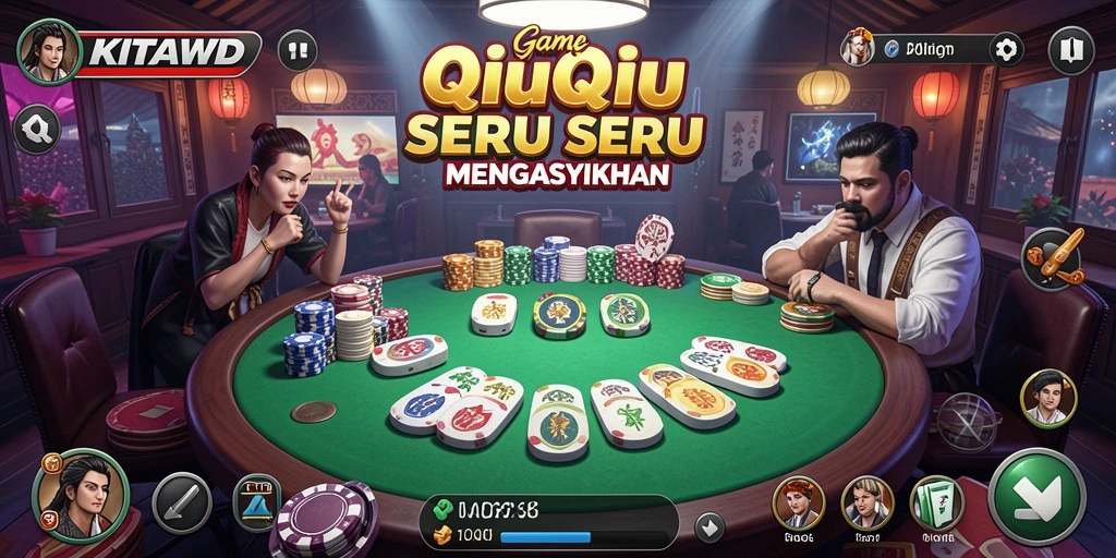 Tangkapan layar KITAWD yang menampilkan permainan QiuQiu yang seru.