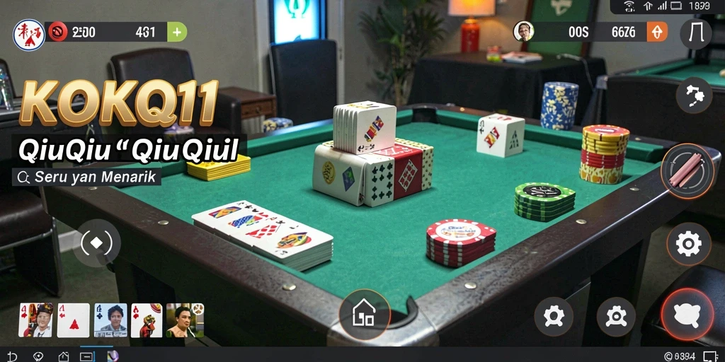 Gameplay seru QiuQiu KOKO11 dengan interaksi sosial.