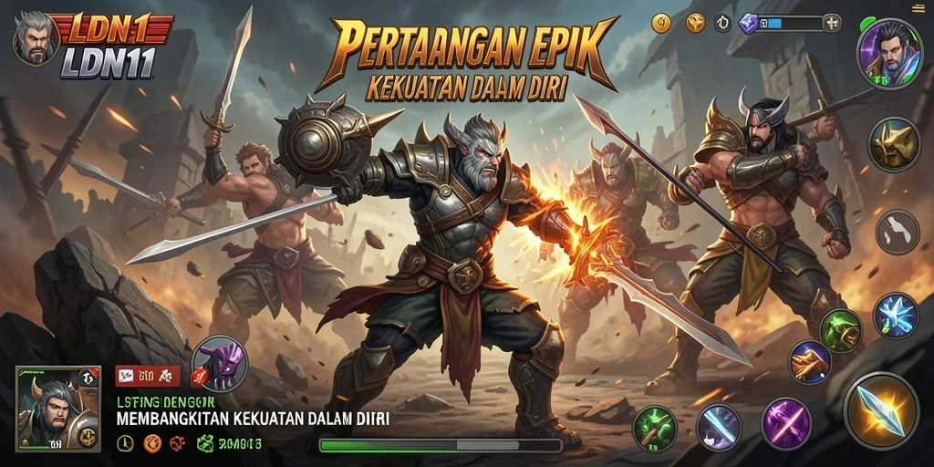 Gameplay LDN11 menampilkan aksi pertarungan mendebarkan dan karakter unik.