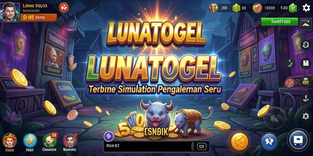 Tangkapan layar LUNATOGEL menampilkan gameplay yang mendebarkan dan interaksi sosial.