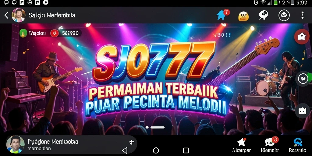 Tampilan gameplay SJO777 yang penuh warna dan interaktif.