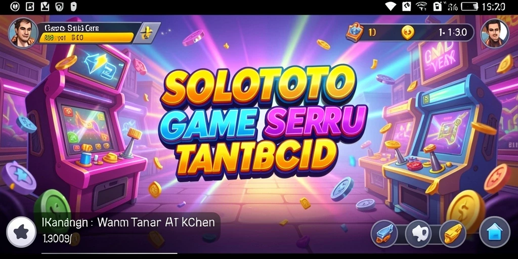 Tampilan seru gameplay SOLOTOTO dalam dunia arcade yang menantang.