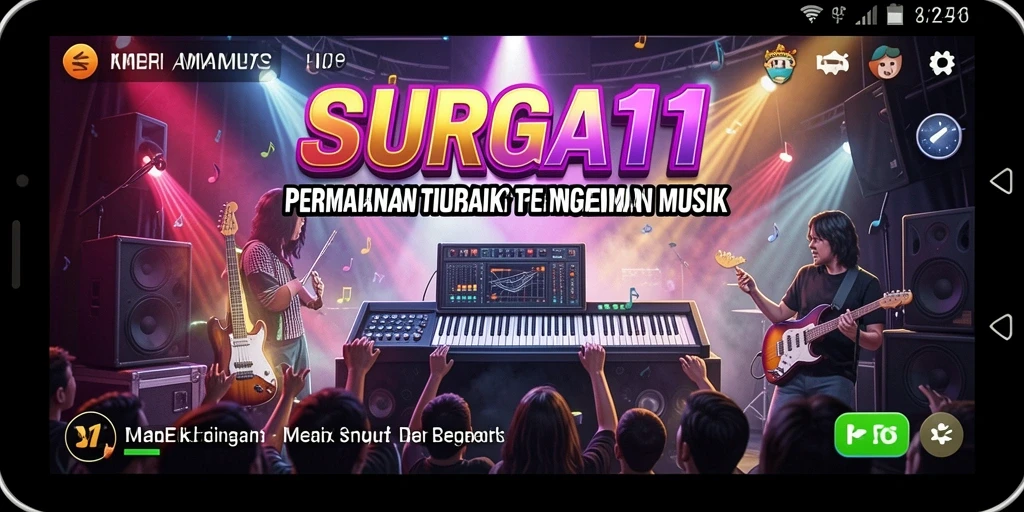 Screenshot gameplay <strong>SURGA11</strong> menunjukkan antarmuka yang user-friendly dan gameplay yang seru.
