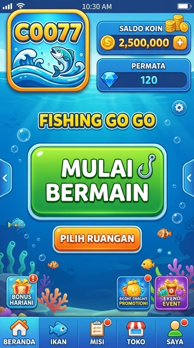 Tampilan halaman utama pusat unduh c0077 yang menarik.